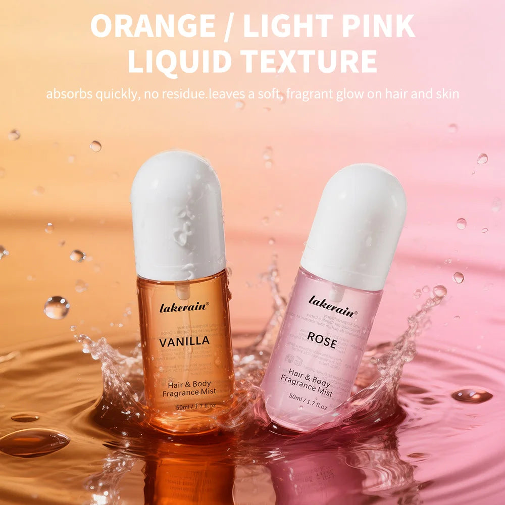 Vanilla & Rose Hair + Body Fragrance Mist – 50ml