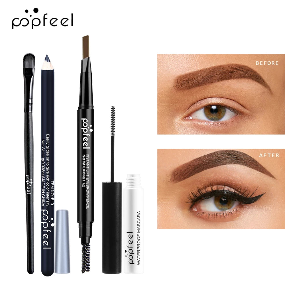 Complete Eye Makeup Set Eyeshadow, Mascara, Eyeliner & Brow Kit