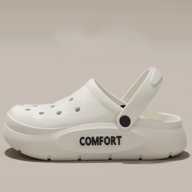 Unisex Lightweight Clog Sandals Adjustable Strap Comfort Shoes