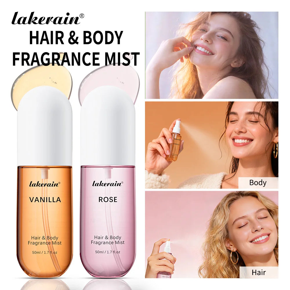 Vanilla & Rose Hair + Body Fragrance Mist