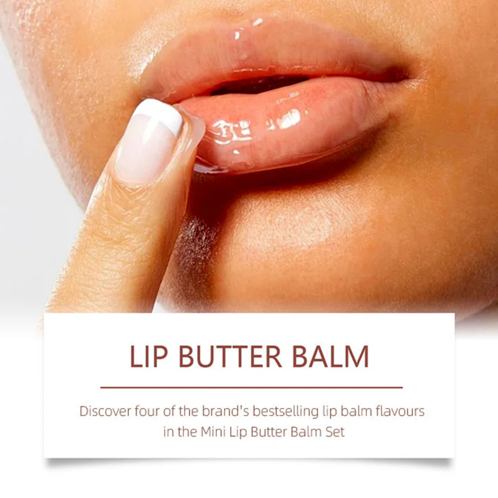 4-Piece Hydrating Tinted Lip Butter Balm Set