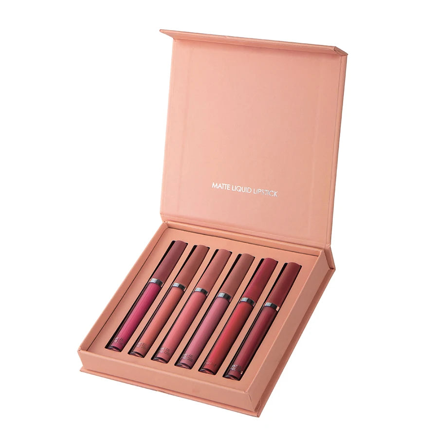 6-Piece Velvet Matte Lip Gloss Collection