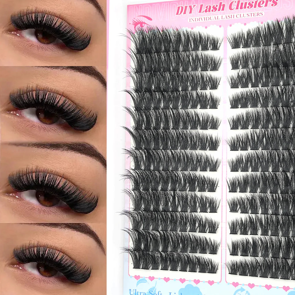 DIY Wispy Individual Cluster Lashes – Soft & Lightweight