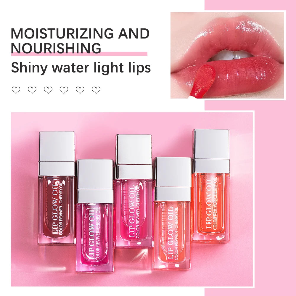 Hydrating Lip Glow Oil – High-Shine Moisturizing Gloss
