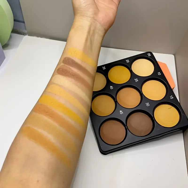 9-Color Contour & Bronze Face Palette