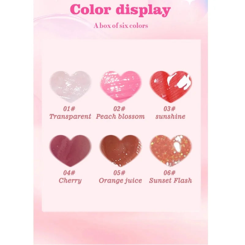 Crystal Clear 6-Piece Hydrating Lip Gloss Set