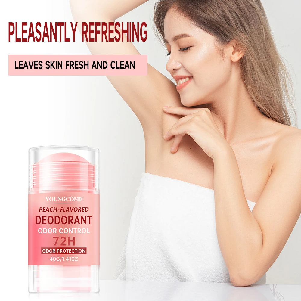 Peach Fresh 72H Deodorant Stick – Long-Lasting Odor Control