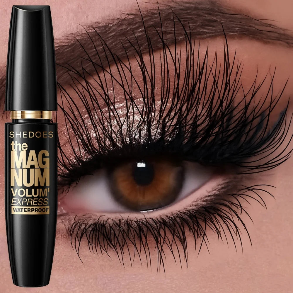Silk Fiber Mascara 5D Lengthening & Curling, Waterproof