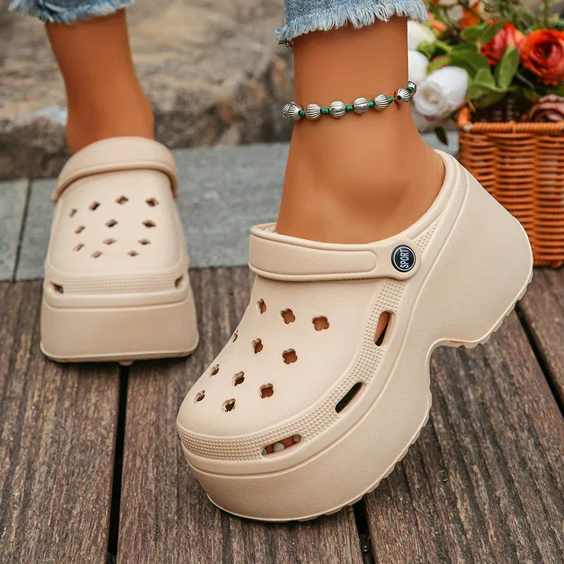 Women’s Chunky Platform Clogs Casual Slip-On Sandal