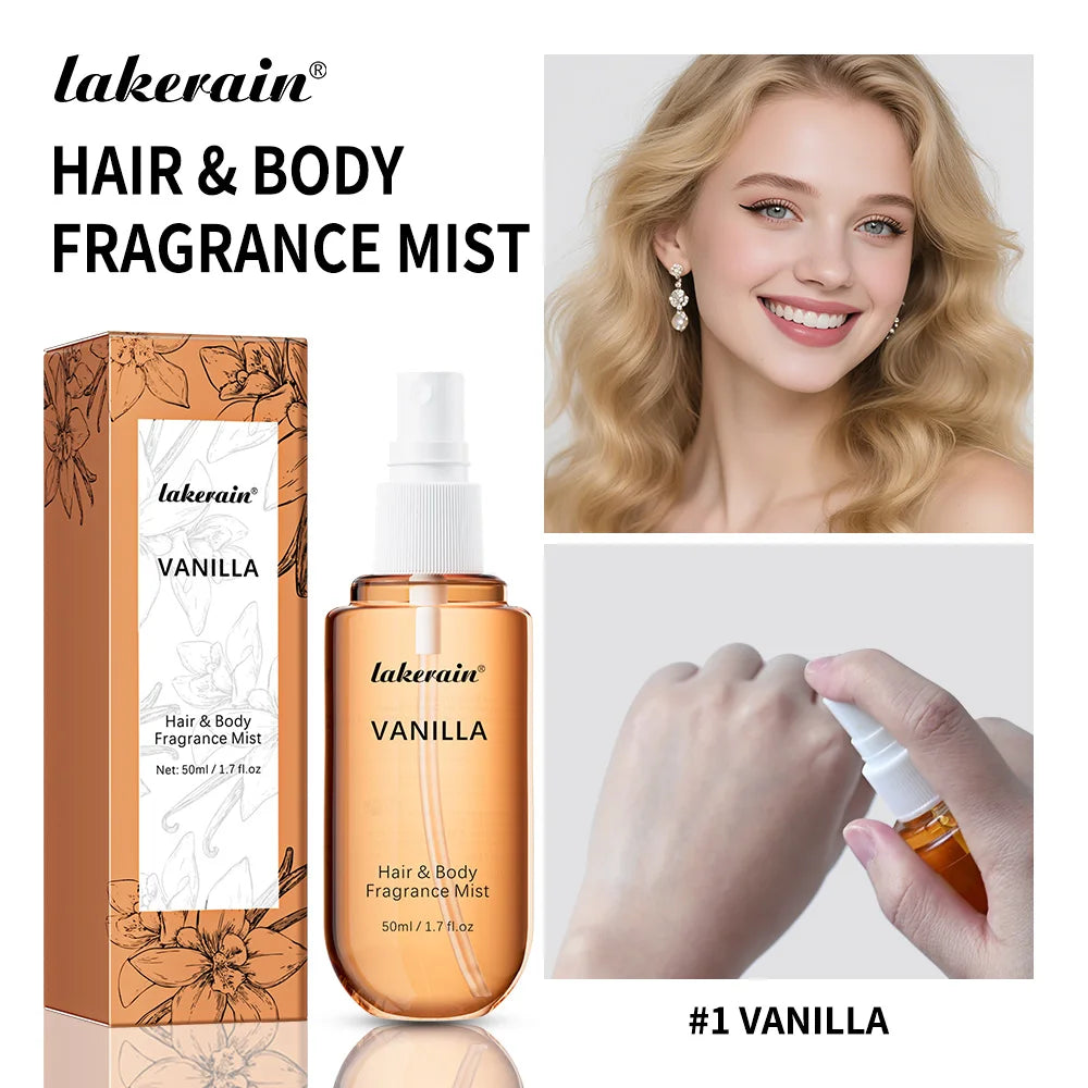 Vanilla & Rose Hair + Body Fragrance Mist