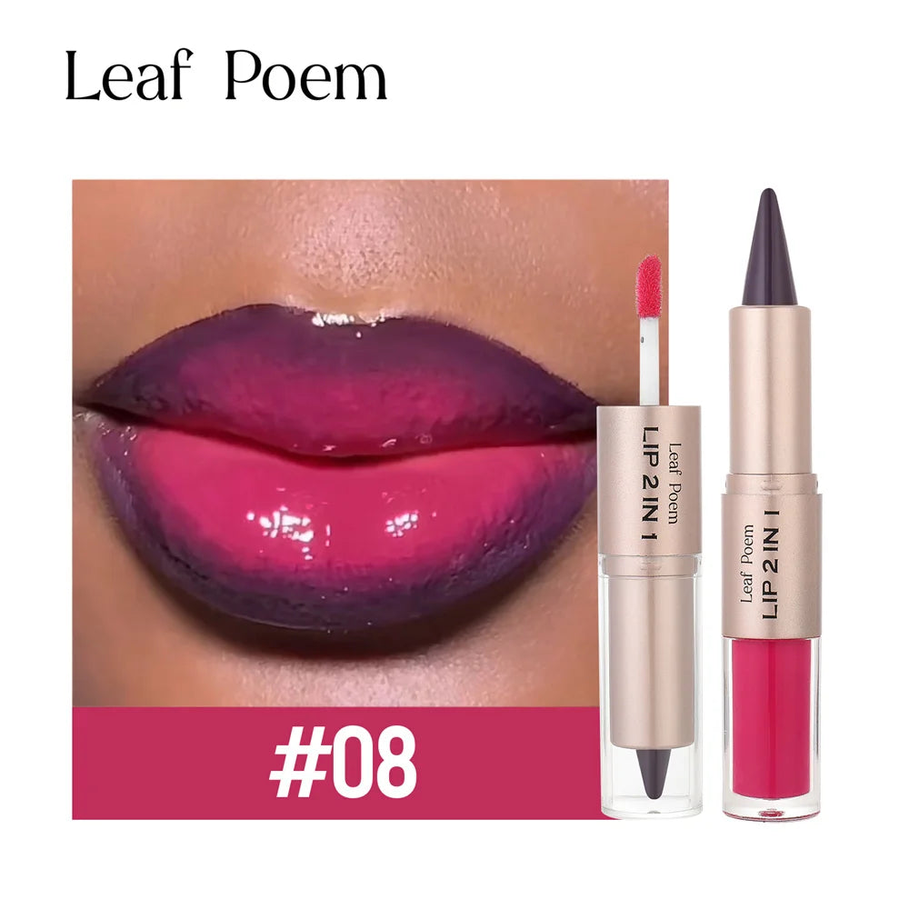 2-in-1 Lip Liner & Lip Gloss Duo
