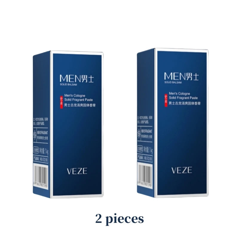 Men’s Refreshing Solid Cologne Stick Portable Fresh Fragrance