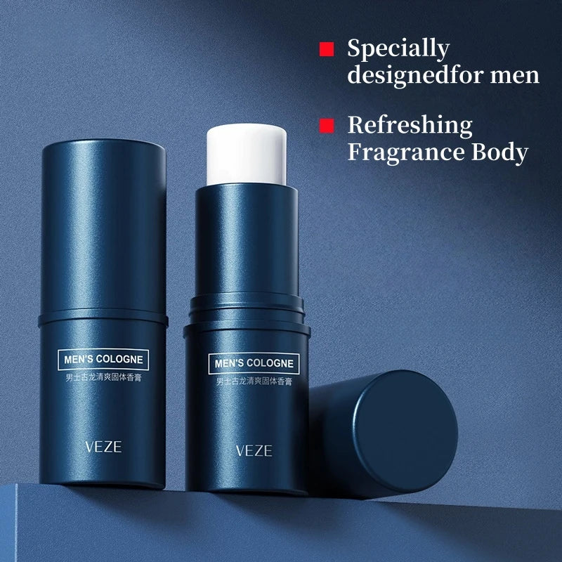 Men’s Refreshing Solid Cologne Stick Portable Fresh Fragrance