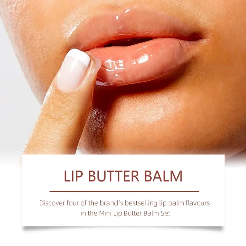 4-Piece Hydrating Lip Butter Balm Set