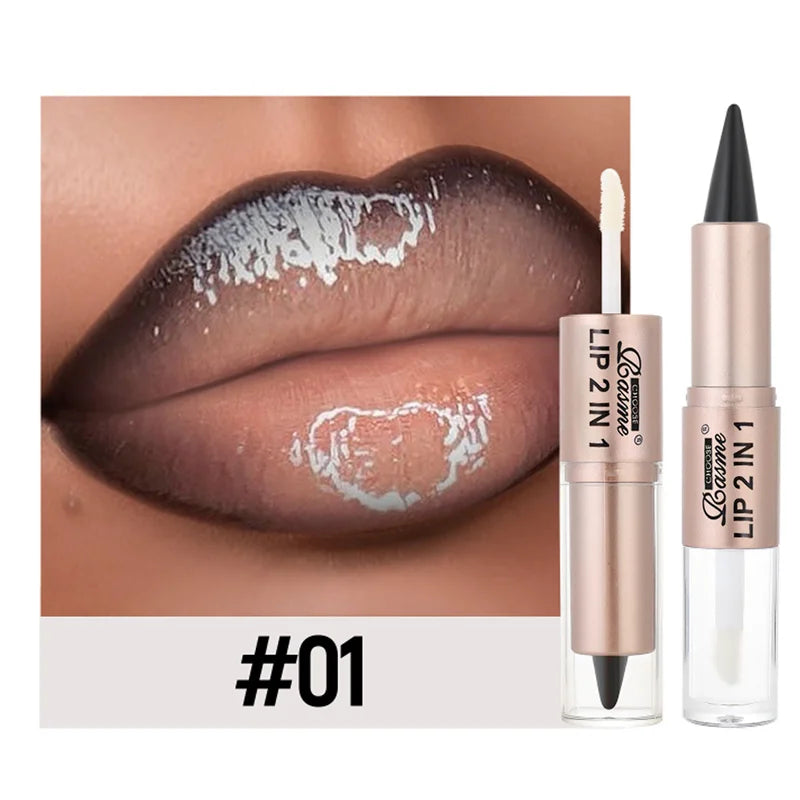 2-in-1 Matte Lip Liner & Gloss Duo