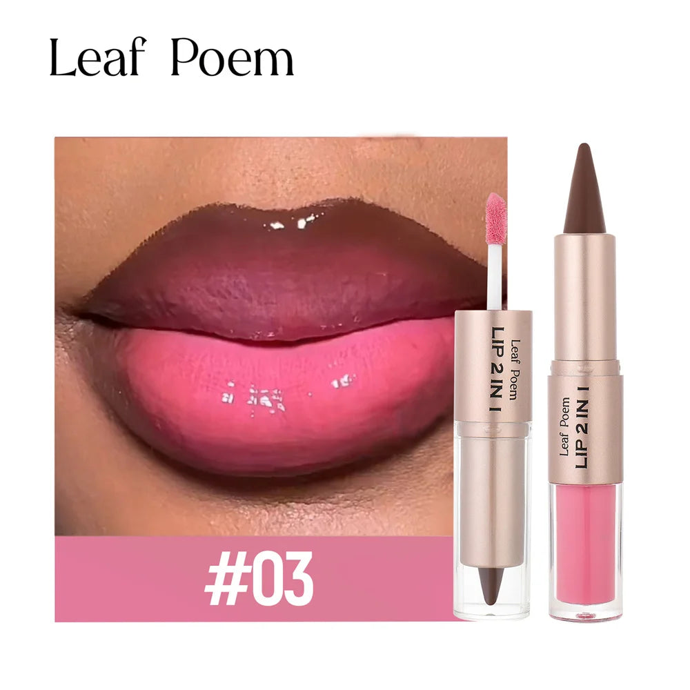 2-in-1 Lip Liner & Lip Gloss Duo