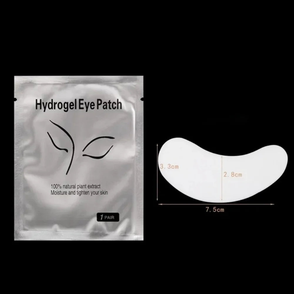 50 Pairs Hydrogel Under-Eye Pads for Eyelash Extensions