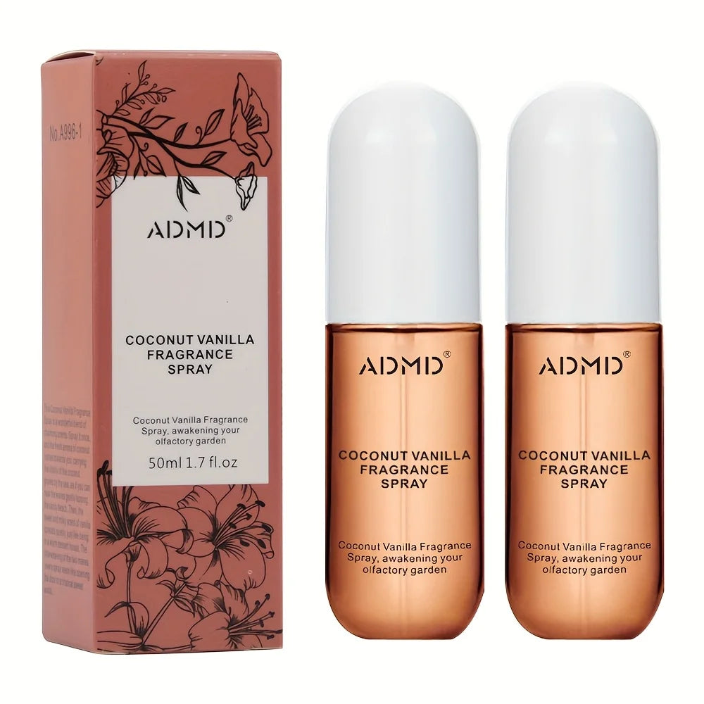 Coconut Hair & Body Fragrance Mist Duo – 2 × 50ml