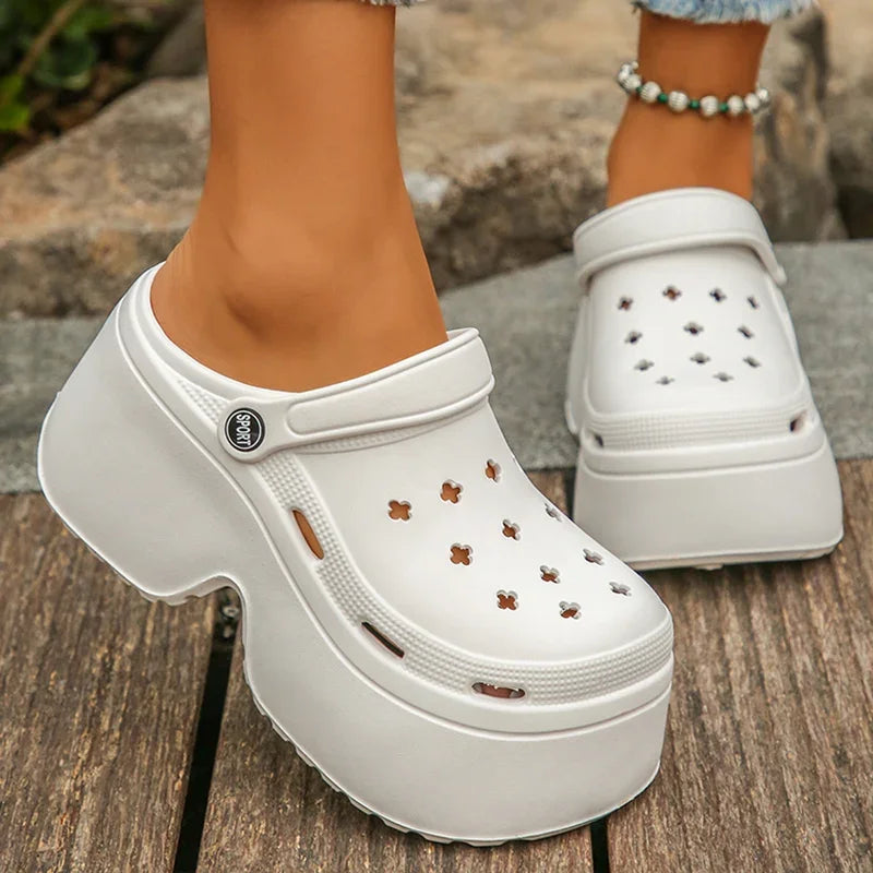 Women’s Chunky Platform Clogs Casual Slip-On Sandal