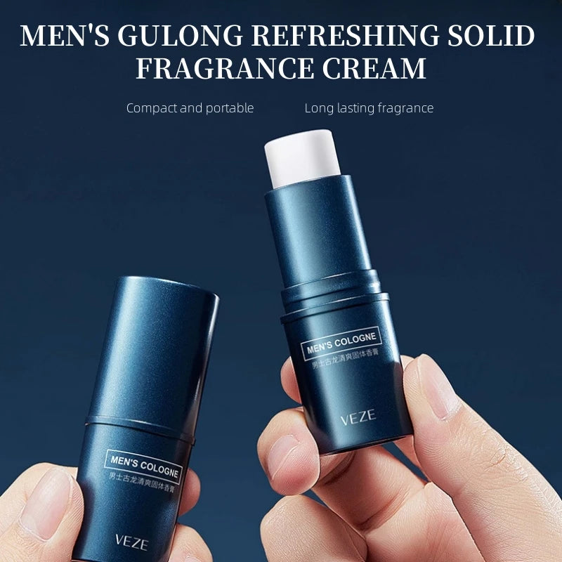 Men’s Refreshing Solid Cologne Stick Portable Fresh Fragrance