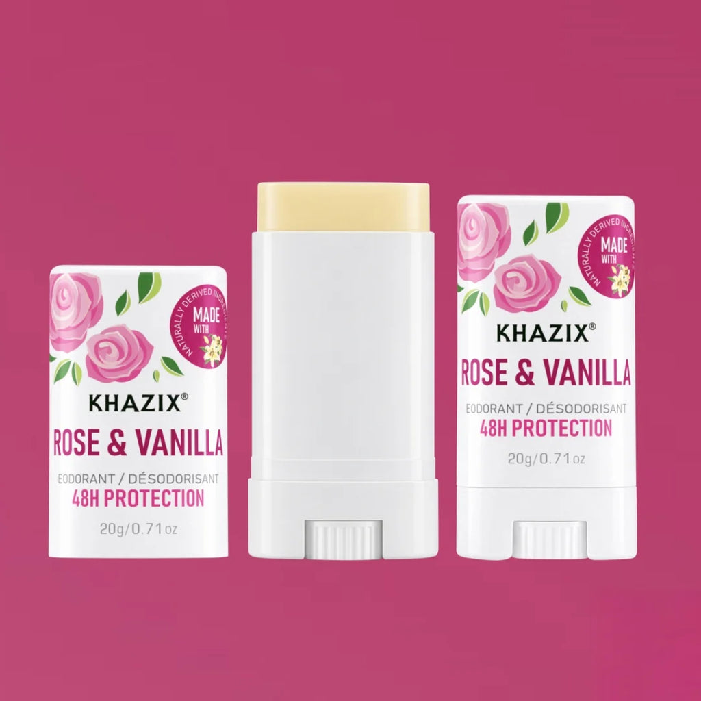 Rose & Vanilla Shea Butter Deodorant Stick 48H Freshness