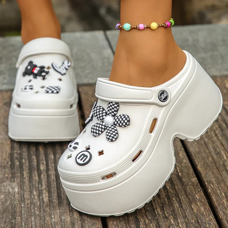 Women’s Chunky Platform Clogs Casual Slip-On Sandal