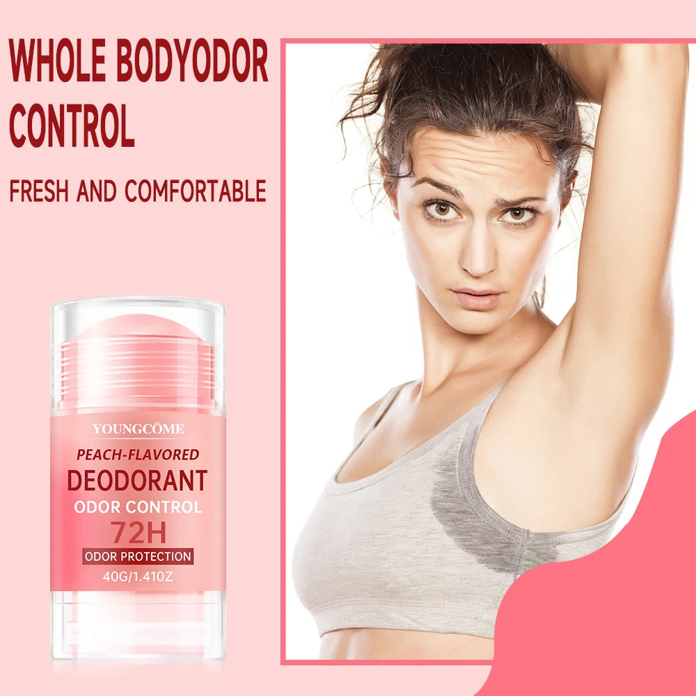 Peach Fresh 72H Deodorant Stick – Long-Lasting Odor Control