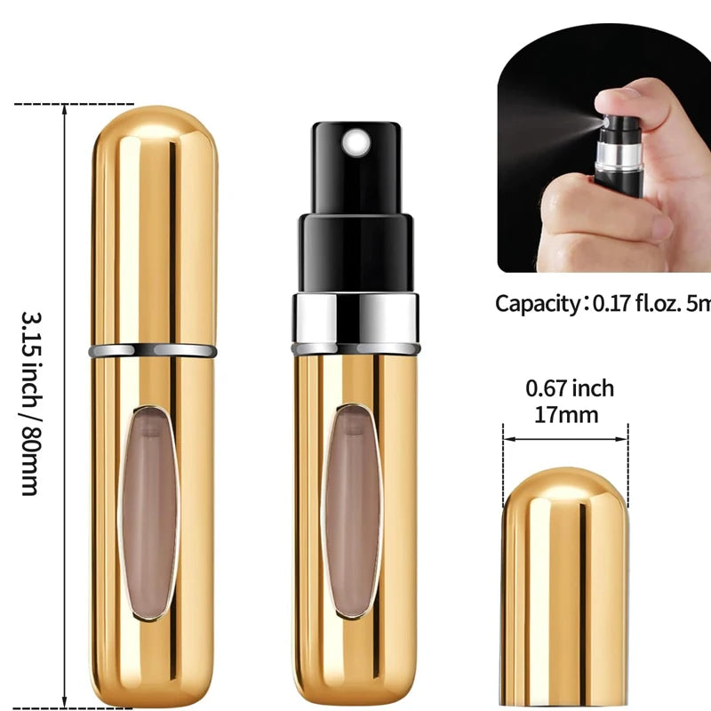 Portable Refillable Perfume Atomizer Spray Bottle