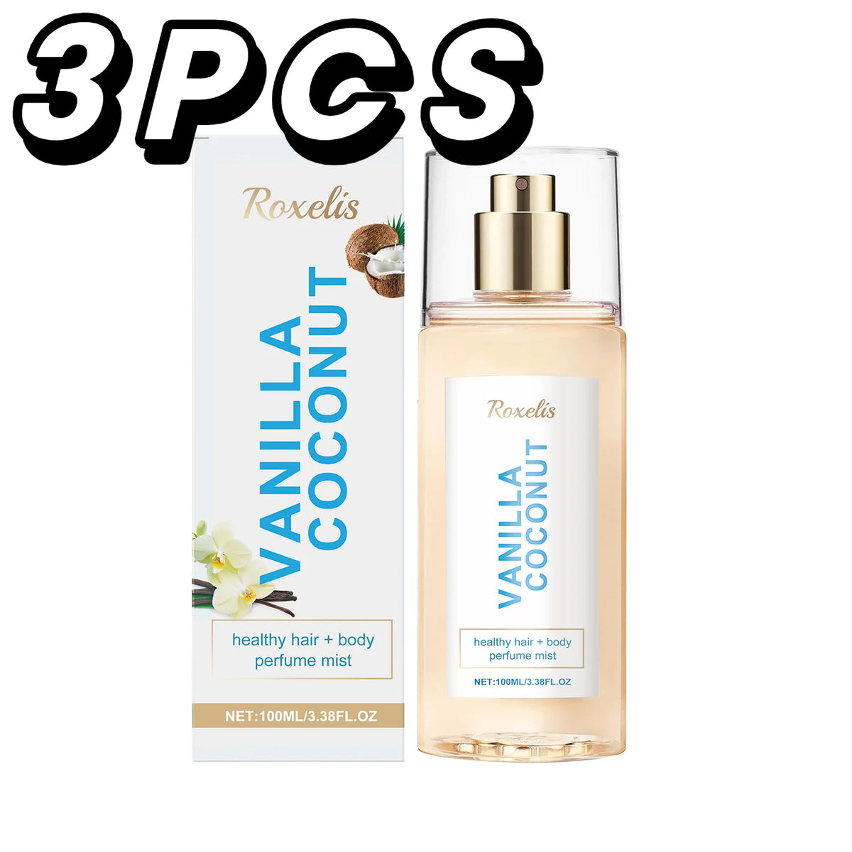 Vanilla Coconut Body Mist – Sweet & Refreshing Fragrance
