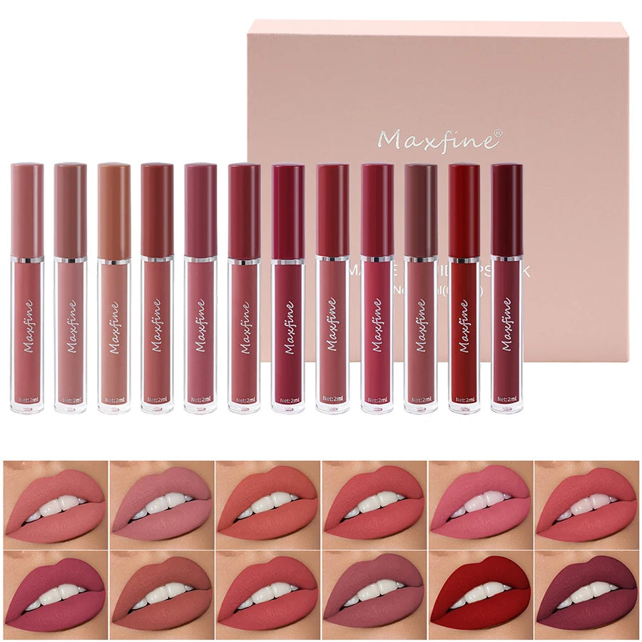 6-Piece Velvet Matte Lip Gloss Collection