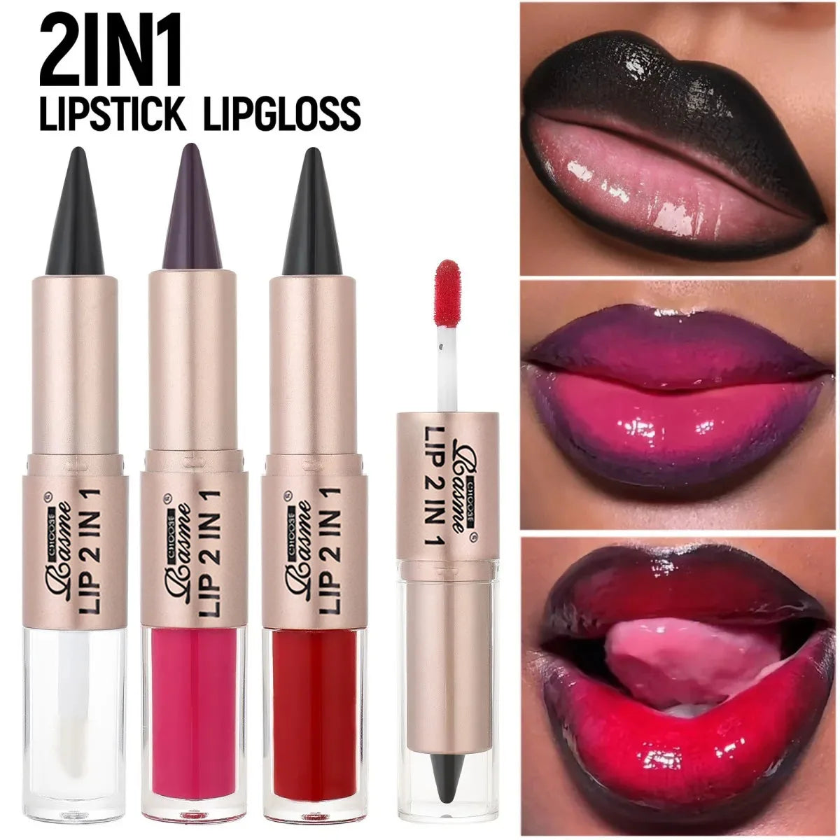 2-in-1 Matte Lip Liner & Gloss Duo