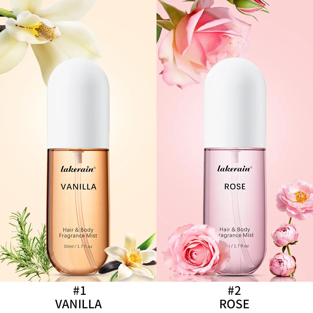 Vanilla & Rose Hair + Body Fragrance Mist