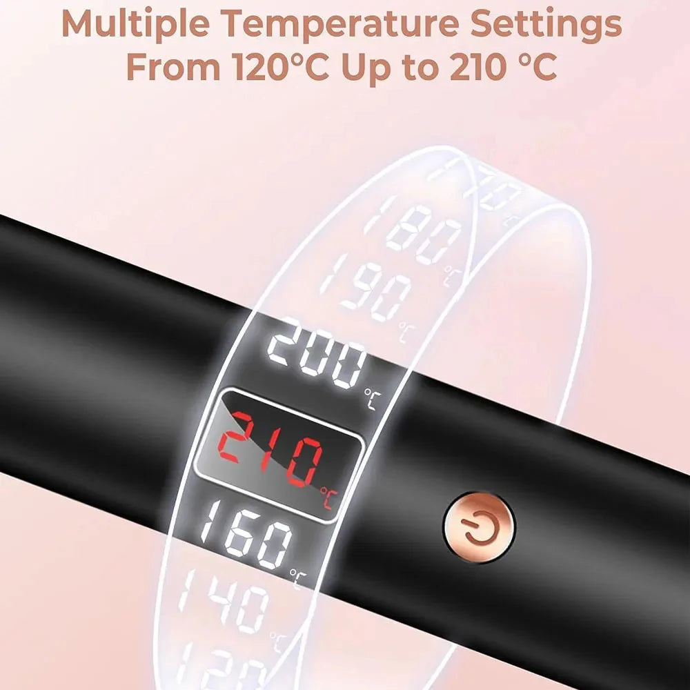 3-in-1 Ionic Heated Styling Brush for Smoothing, Curling & Volume