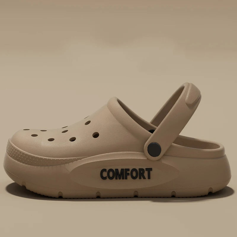 Unisex Lightweight Clog Sandals Adjustable Strap Comfort Shoes