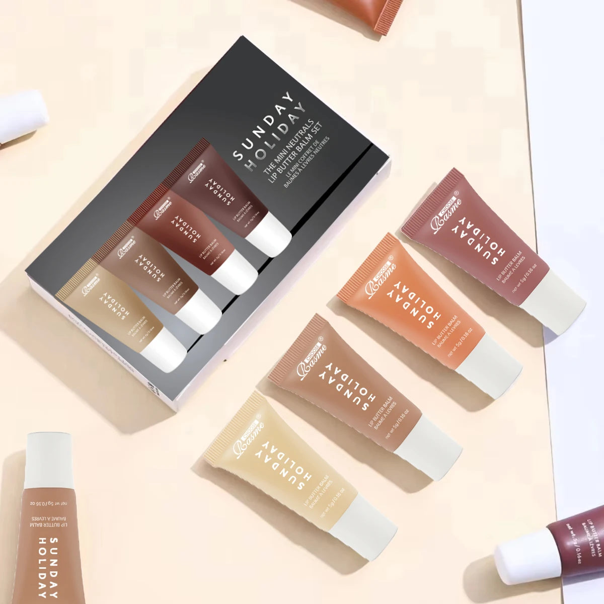4-Piece Hydrating Tinted Lip Butter Balm Set