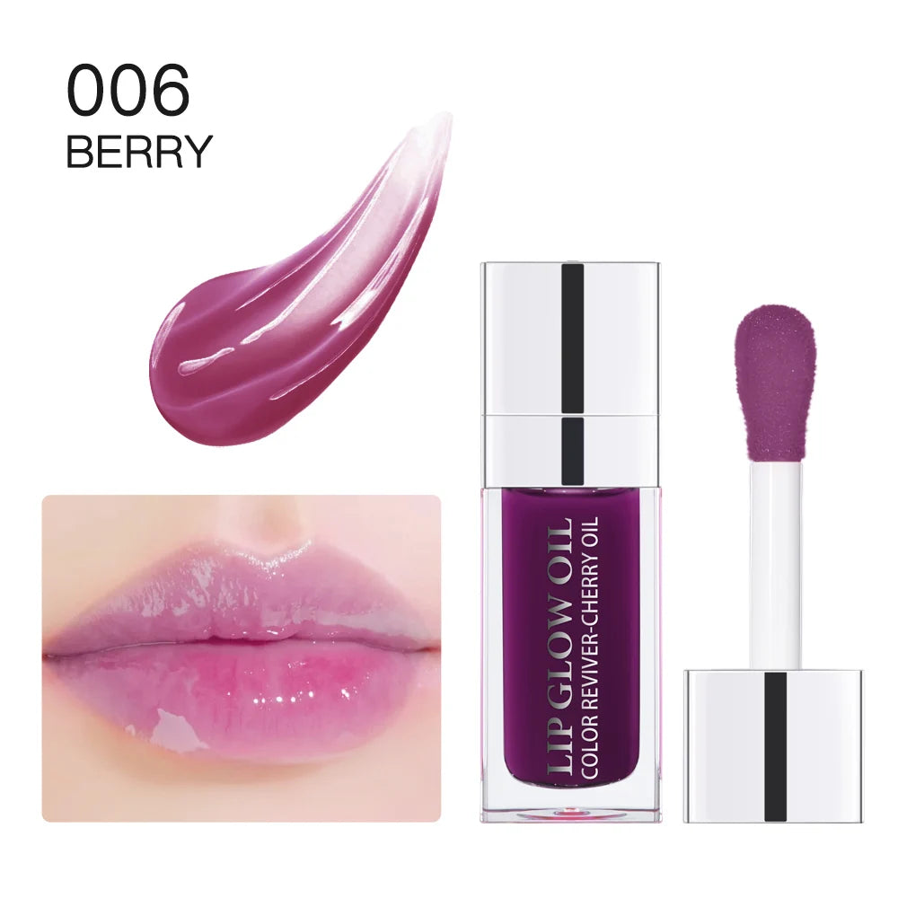 Hydrating Lip Glow Oil – High-Shine Moisturizing Gloss
