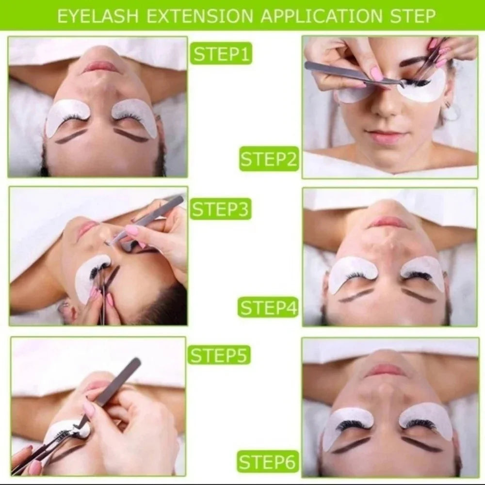 50 Pairs Hydrogel Under-Eye Pads for Eyelash Extensions
