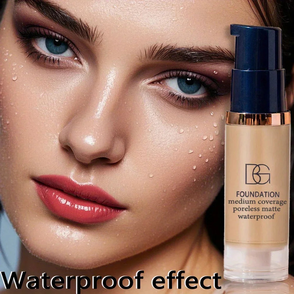 Full Coverage Liquid Foundation + Makeup Puff