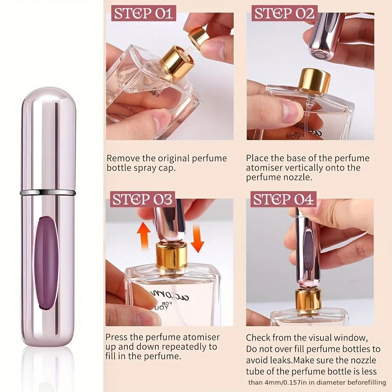 Portable Refillable Perfume Atomizer Spray Bottle