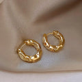 Chunky Stainless Steel Hoop Earrings – Classic Minimalist Style