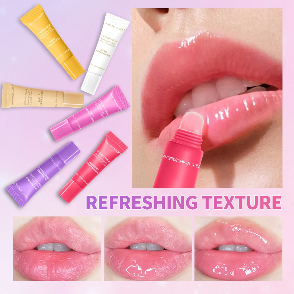 Fruit Glow Hydrating Lip Oil Set – 6 Pieces