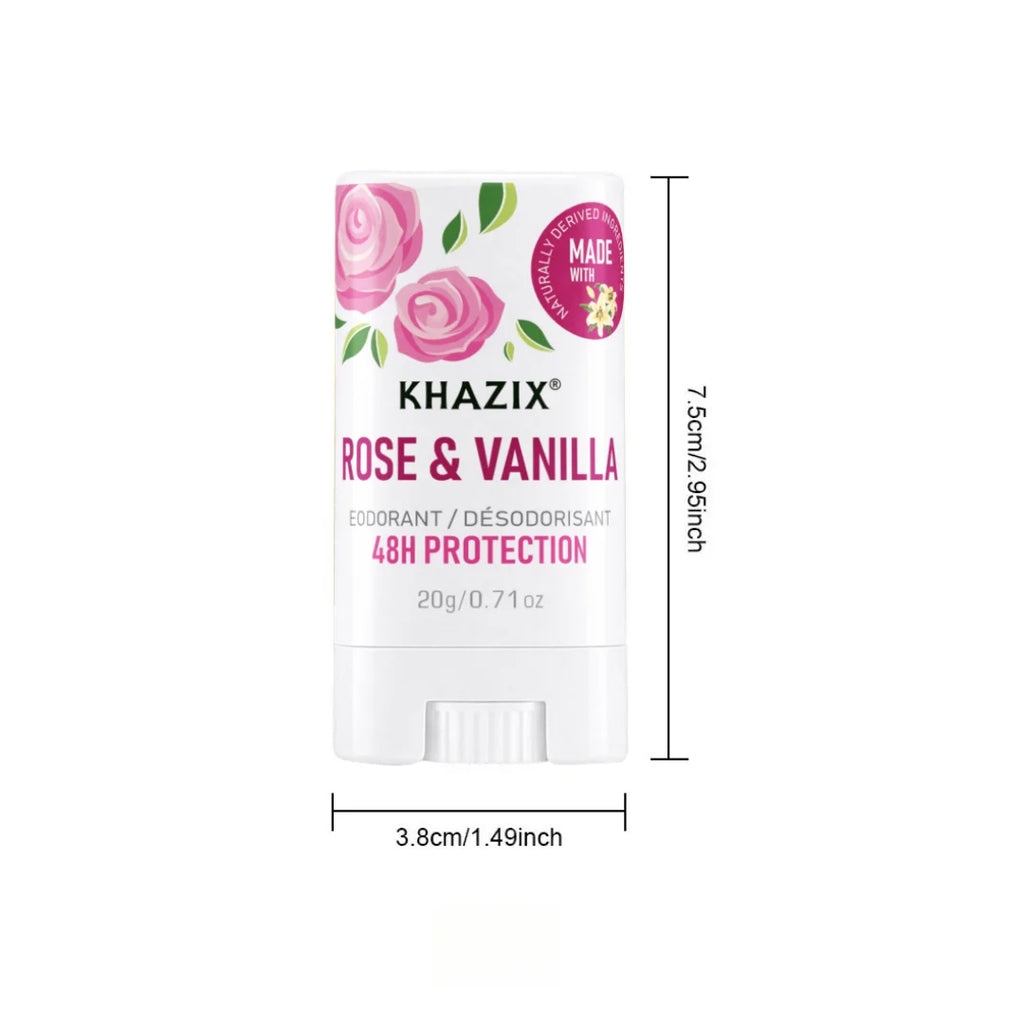 Rose & Vanilla Shea Butter Deodorant Stick 48H Freshness