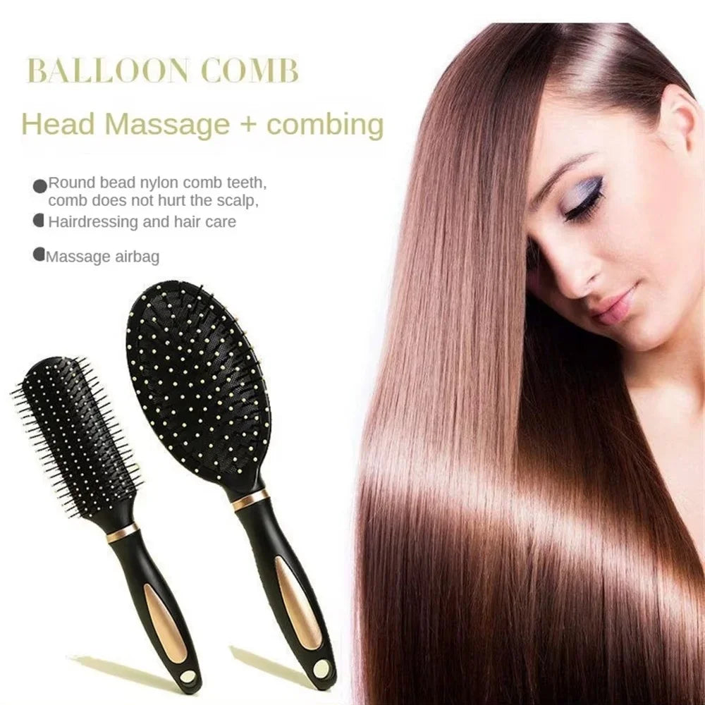 Air Cushion Scalp Massage Hairbrush – Detangling & Styling Brush
