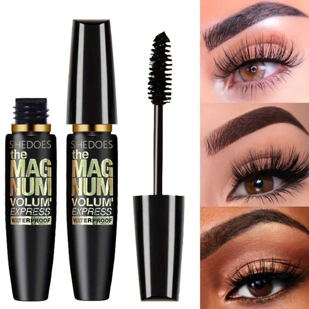 Silk Fiber Mascara 5D Lengthening & Curling, Waterproof