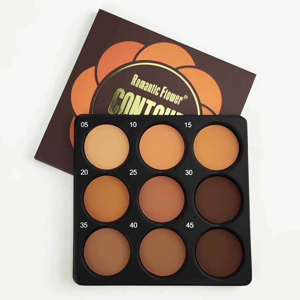 9-Color Contour & Bronze Face Palette