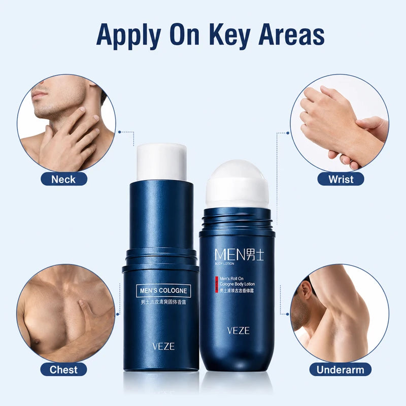 Men’s Woody Solid Cologne & Roll-On Fragrance