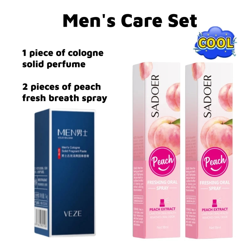 Men’s Refreshing Solid Cologne Stick Portable Fresh Fragrance