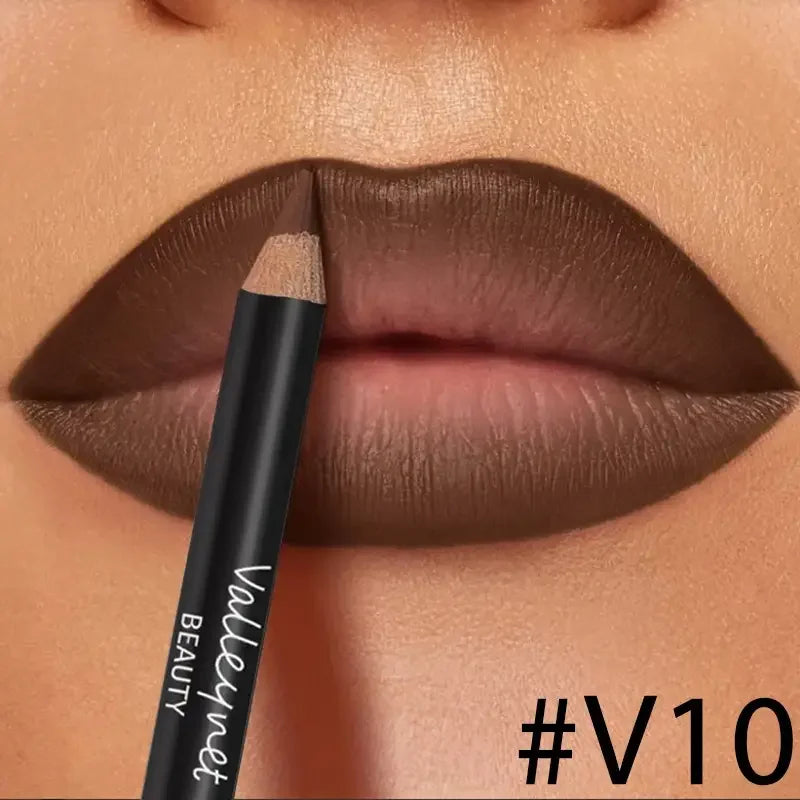 4-Piece Lip Kit 3 Lip Liners + Lip Glaze Set