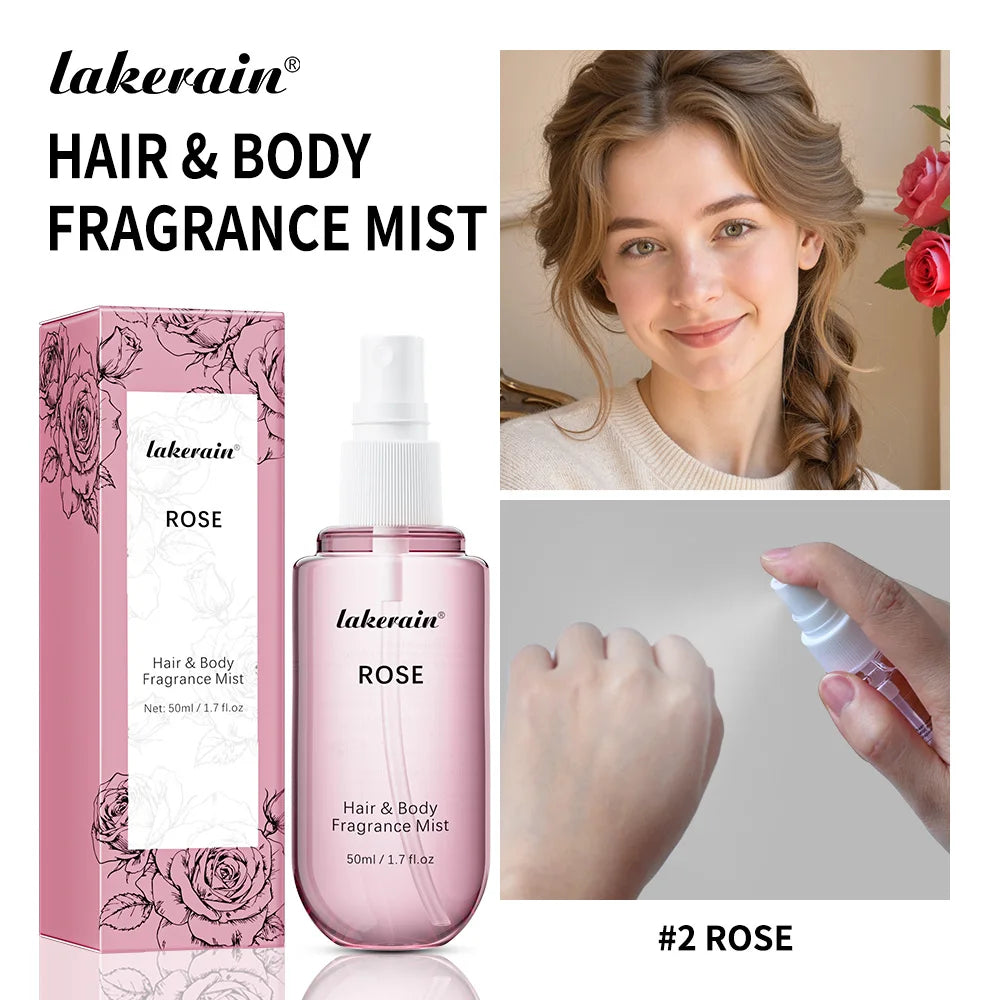 Vanilla & Rose Hair + Body Fragrance Mist