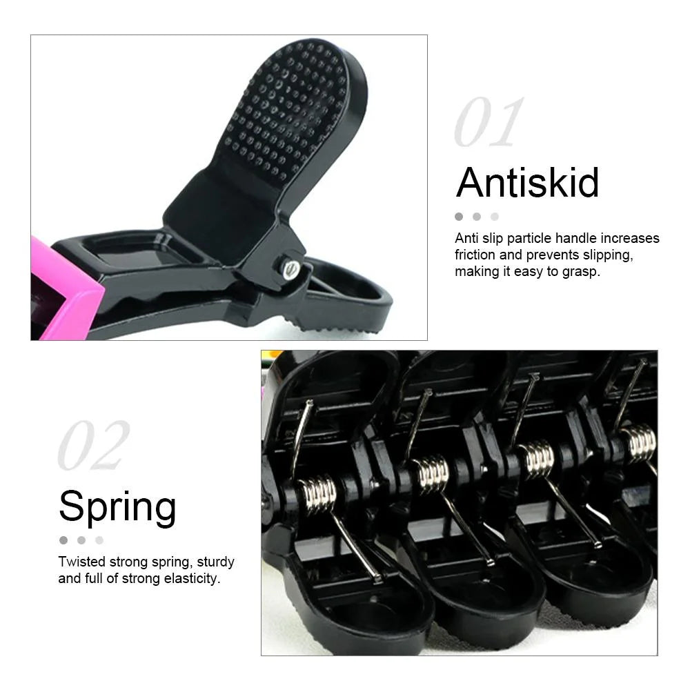 9-Piece Hair Styling Comb & Sectioning Clip Set